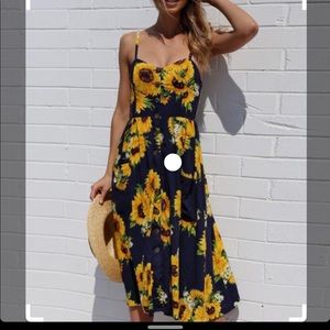 Sunflower sundress